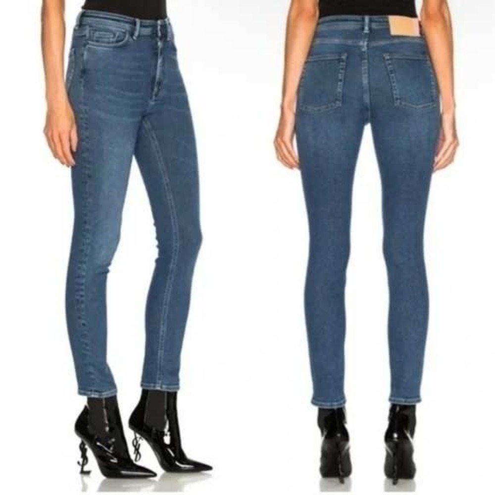 Acne‎ Studios Bla Konst Blue Climb Jeans Size 24 New with Tags